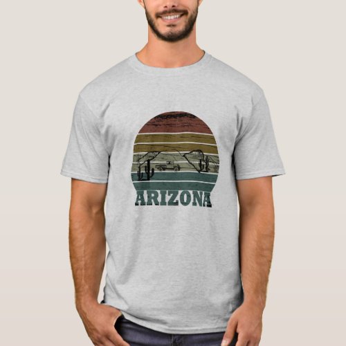Arizona Sedona vintage sunset retro az T_Shirt