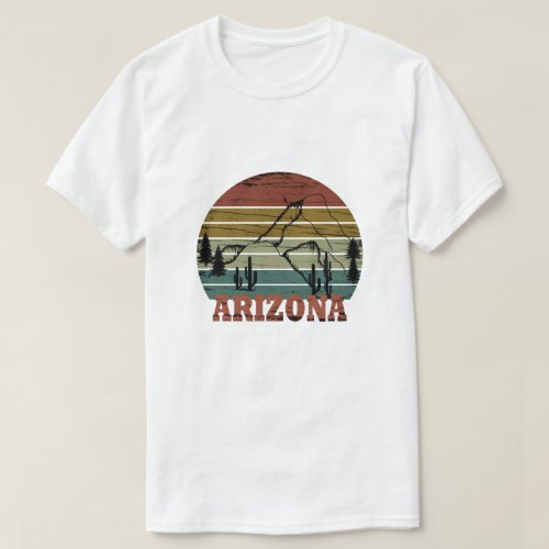 Arizona Sedona vintage sunset retro az T_Shirt