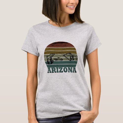 Arizona Sedona vintage sunset retro az T_Shirt