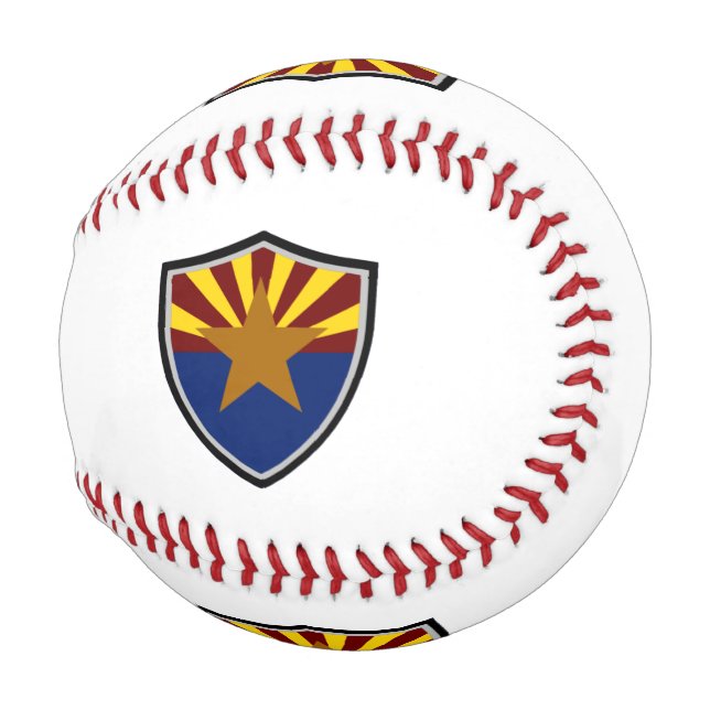 Arizona shield flag baseball (Front Right)