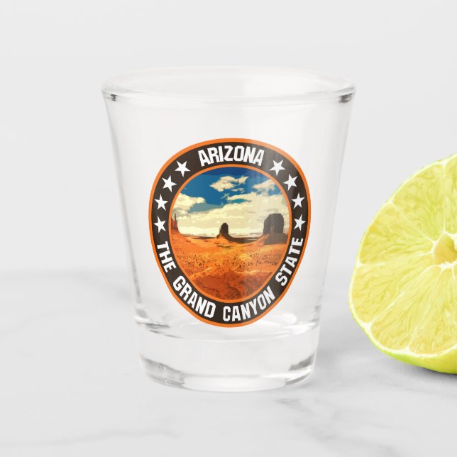 Arizona                                            shot glass (Front)