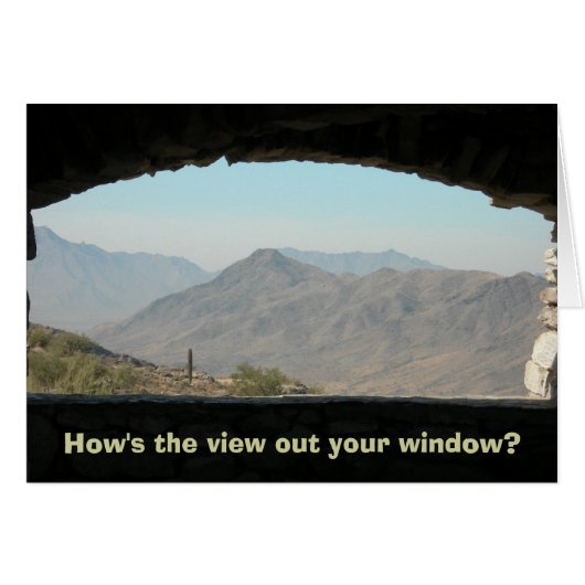 Arizona Skyline (How's the view?) Cards (Front Horizontal)