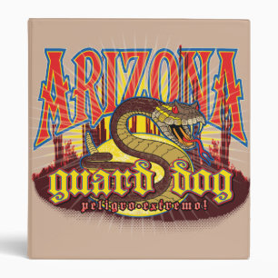 Arizona Snake on Guard 3 Ring Binder