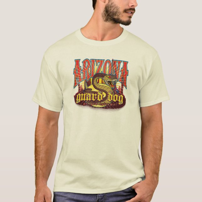 Arizona Snake on Guard T-Shirt (Front)
