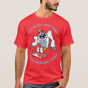 Arizona Snowbowl, Arizona Yeti Snowboarding Vacati T-Shirt