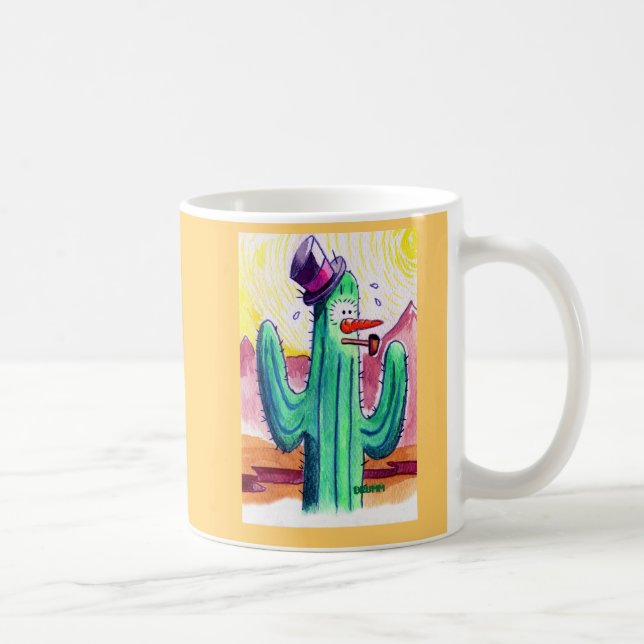 Arizona Snowman Coffee Mug (Right)