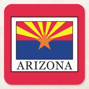 Arizona Square Paper Coaster