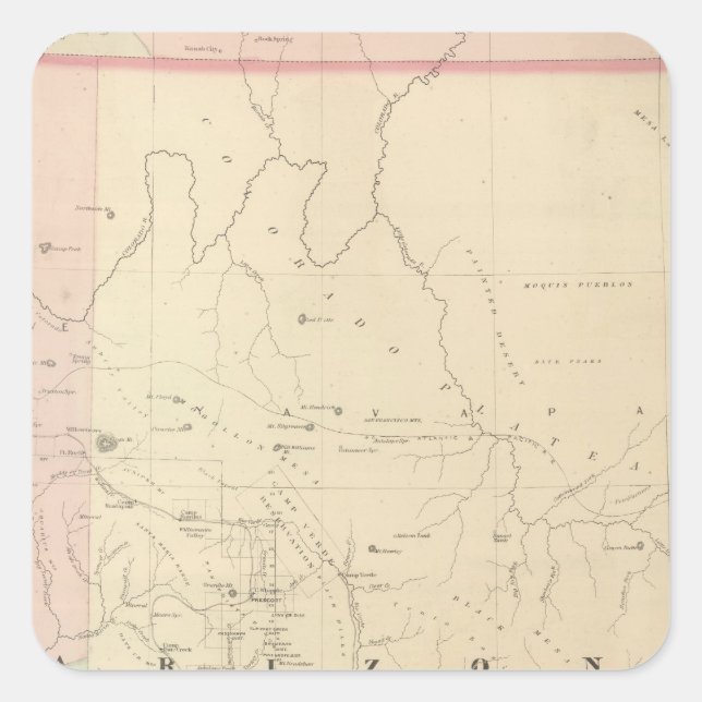 Arizona Square Sticker (Front)