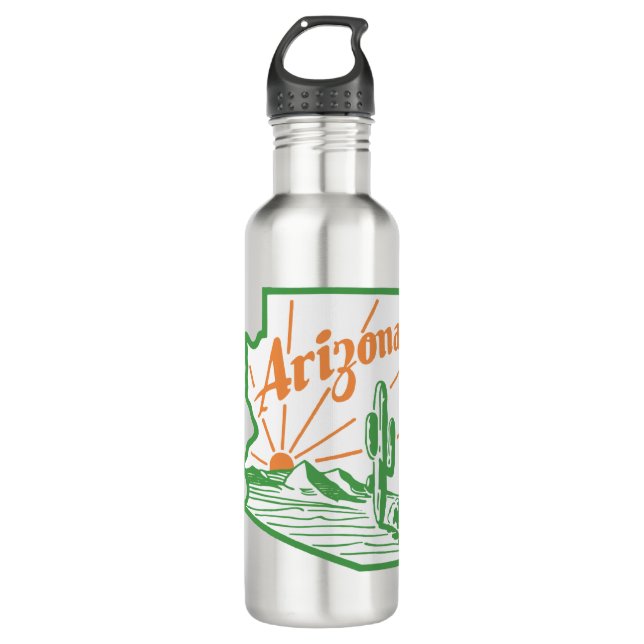 Arizona Stainless Steel Water Bottle (Front)