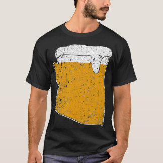 Arizona State Beer Ale Distressed American T-Shirt