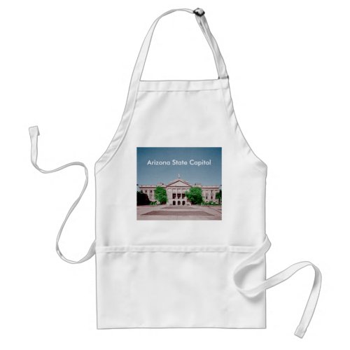 Arizona State Capitol Tinted Colorized Adult Apron