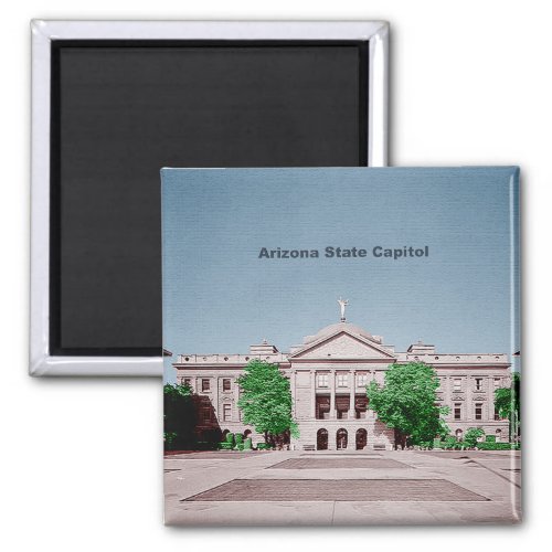 Arizona State Capitol Tinted Colorized Magnet