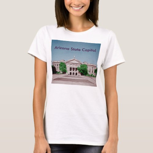 Arizona State Capitol Tinted Colorized T_Shirt