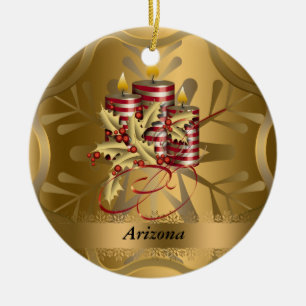 Arizona State Christmas Ornament