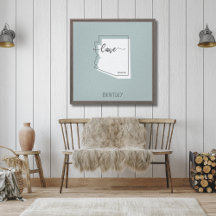 Arizona State Dog Lover Canvas Print