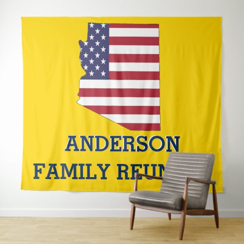 ARIZONA STATE FAMILY REUNION Monogram Dazzling Tapestry