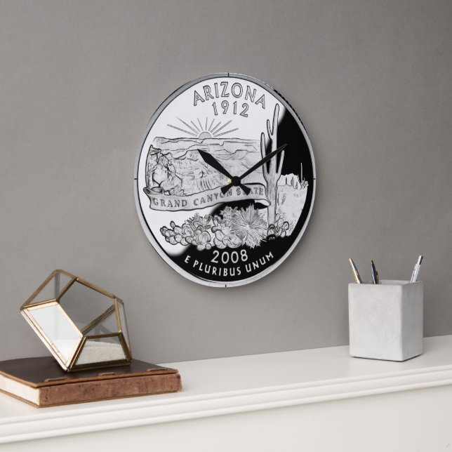 Arizona State Faux Quarter Clock (Office)