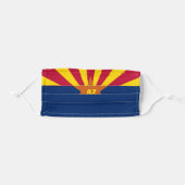 ARIZONA State Flag Adult Cloth Face Mask (Front, Folded)