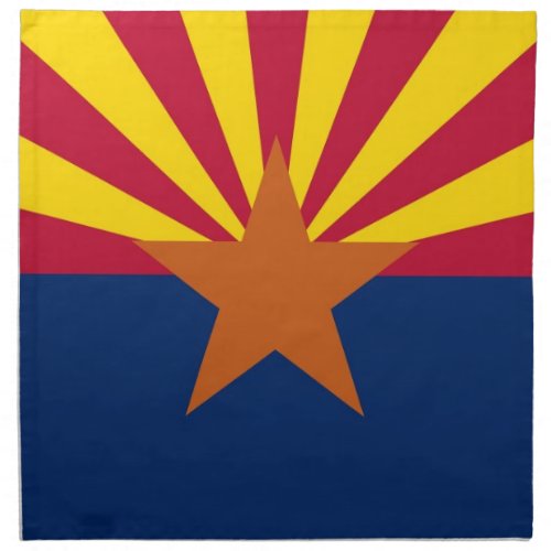 Arizona State Flag American MoJo Napkin