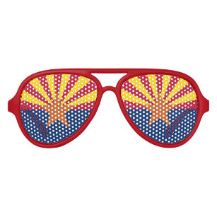 Arizona State Flag Aviator Sunglasses