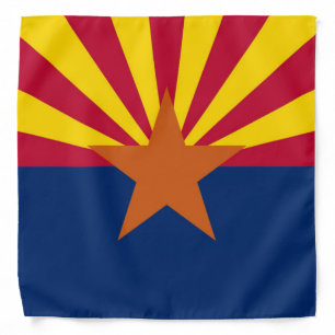 Arizona state flag bandana