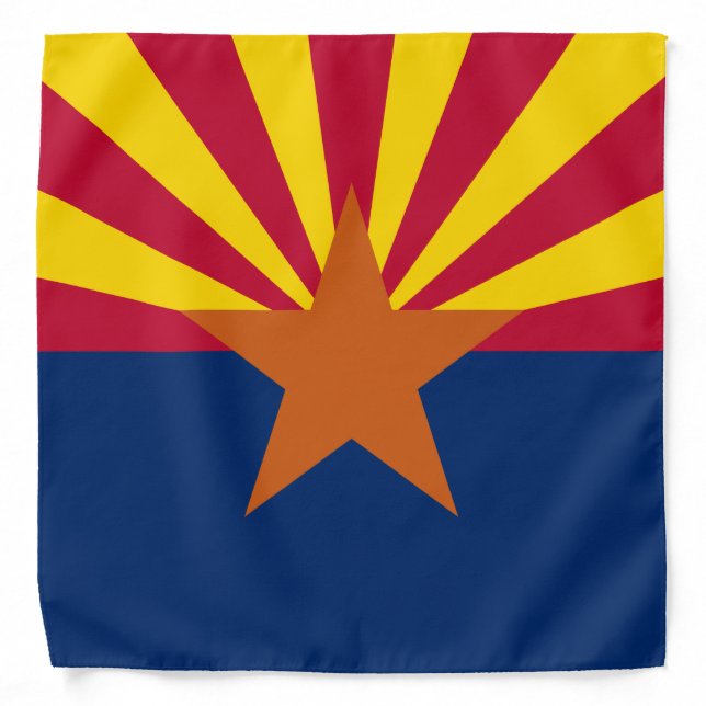 Arizona State Flag Bandana (Front)