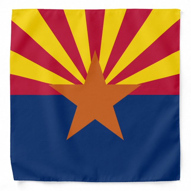 Arizona State Flag Bandana (Front)