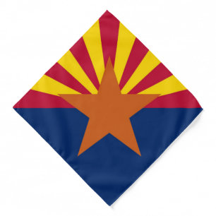 Arizona state flag bandana