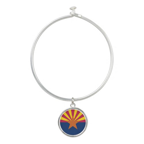 Arizona State Flag Bangle Bracelet