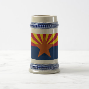 Arizona State Flag Beer Stein