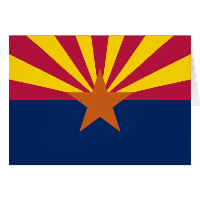 Arizona State Flag Cards (Front Horizontal)