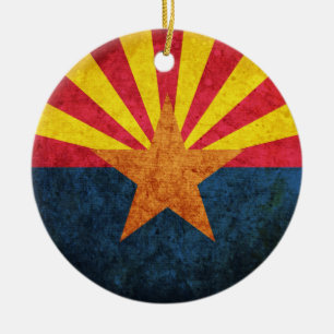 Arizona State Flag Ceramic Ornament