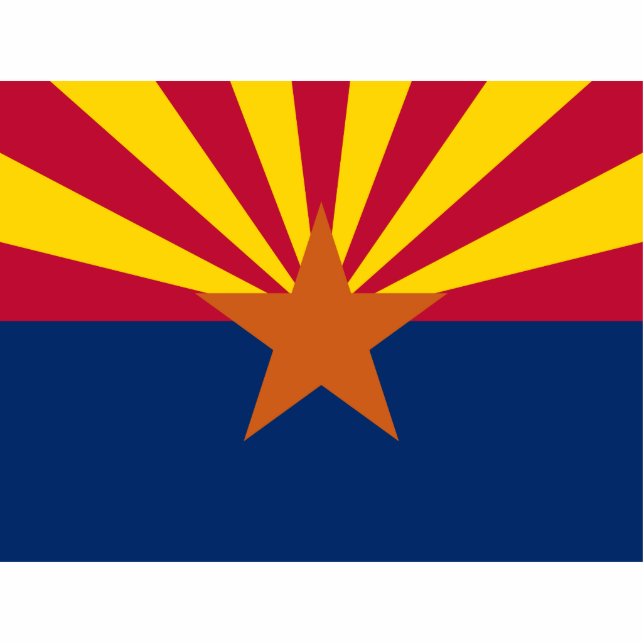 Arizona State Flag Cutout (Front)