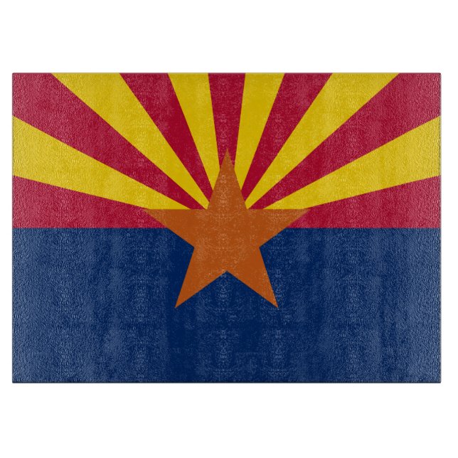 Arizona State Flag Cutting Board (Front)