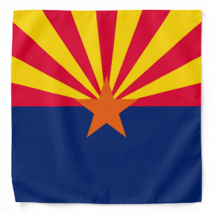 Arizona State Flag Design Bandana