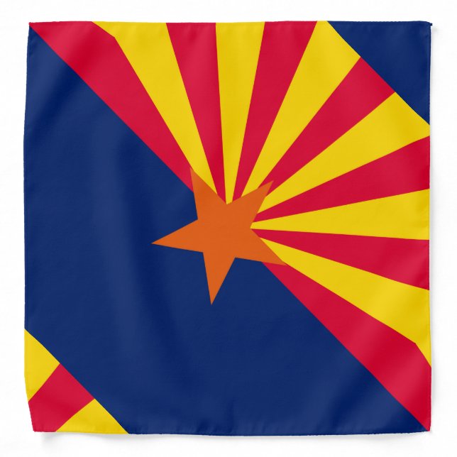 Arizona State Flag Design Bandana (Front)