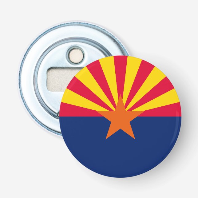 Arizona State Flag Design Bottle Opener (Front)