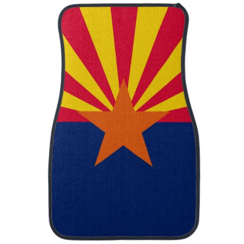 Arizona State Flag Design Car Floor Mat