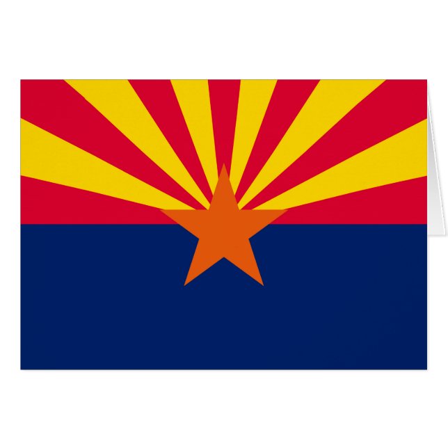 Arizona State Flag Design Cards (Front Horizontal)