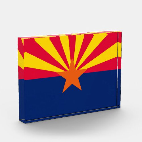 Arizona State Flag Design Decor Acrylic Award