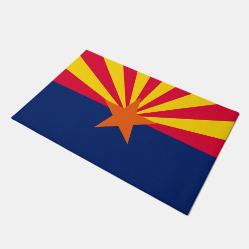 Arizona State Flag Design Doormat Zazzle