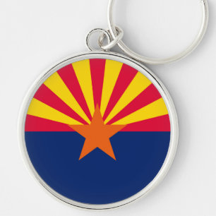 Arizona State Flag Design Keychain