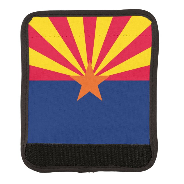 Arizona State Flag Design Luggage Handle Wrap (Front)