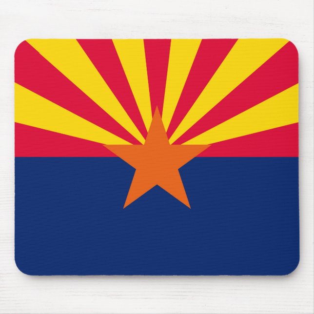 Arizona State Flag Design Mouse Pad (Front)