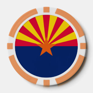 Arizona State Flag Design Poker Chips