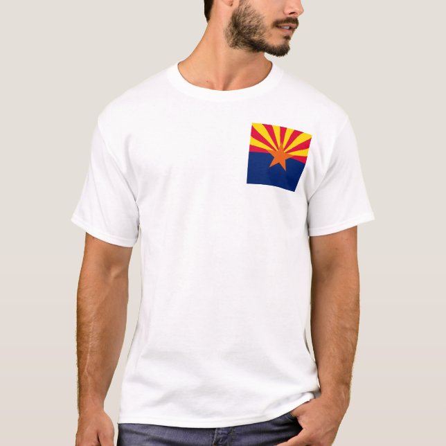 Arizona State Flag Design T-Shirt (Front)