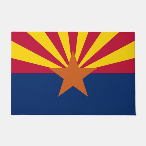 Arizona State Flag Doormat
