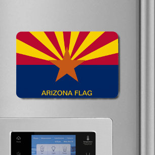 Arizona State Flag Flexible Magnet