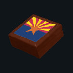 Arizona State Flag Gift Box<br><div class="desc">Patriotic Arizona state flag.</div>