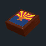 Arizona State Flag Gift Box<br><div class="desc">Patriotic Arizona state flag.</div>